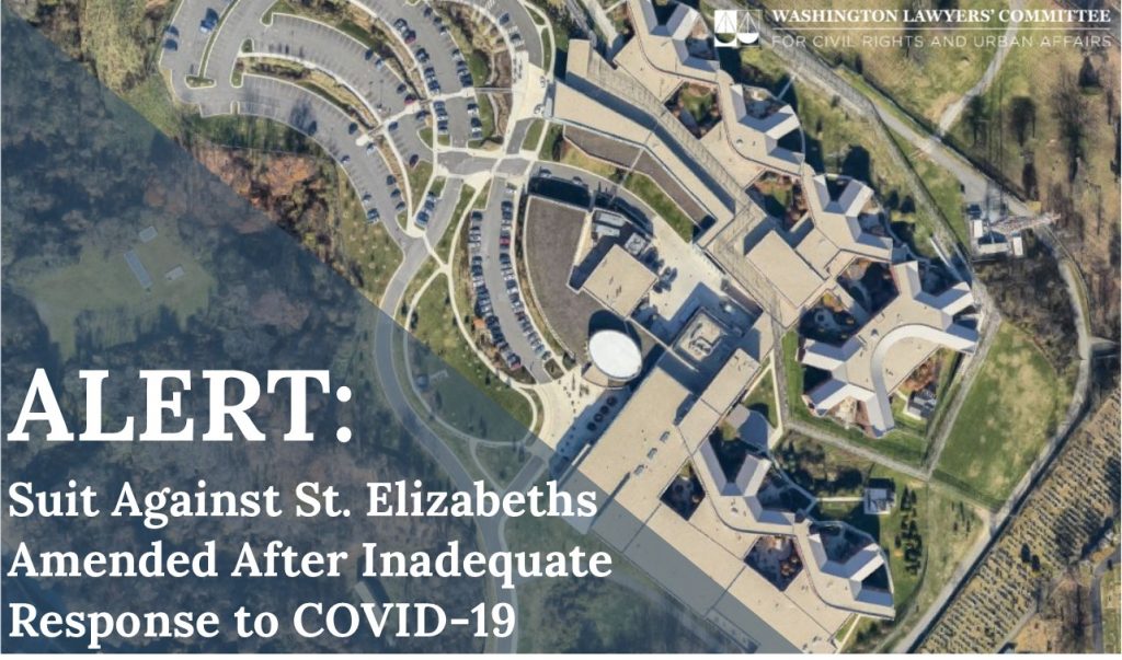 ALERT: Suit Against St. Elizabeths Amended After Inadequate Response to COVID-19